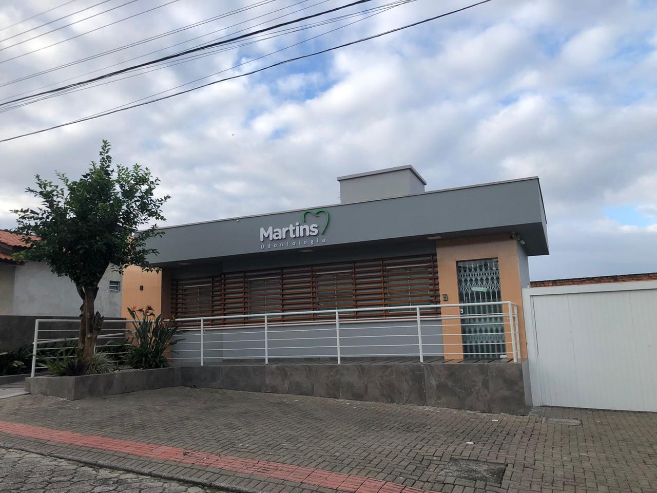 Fachada da clínica Martins Odontologia